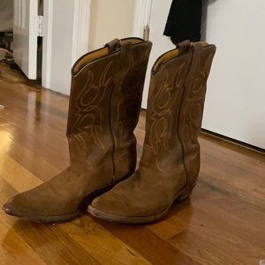 tan cowboy boots